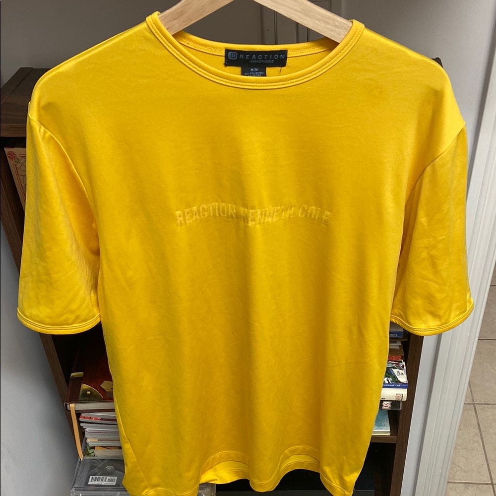 Reaction Kenneth Cole Yellow Men's Shirt